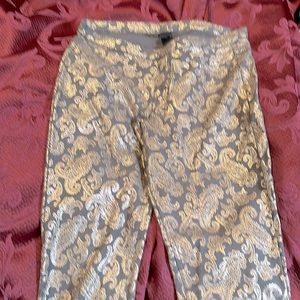 Hue M brown and copper leggings/ pants